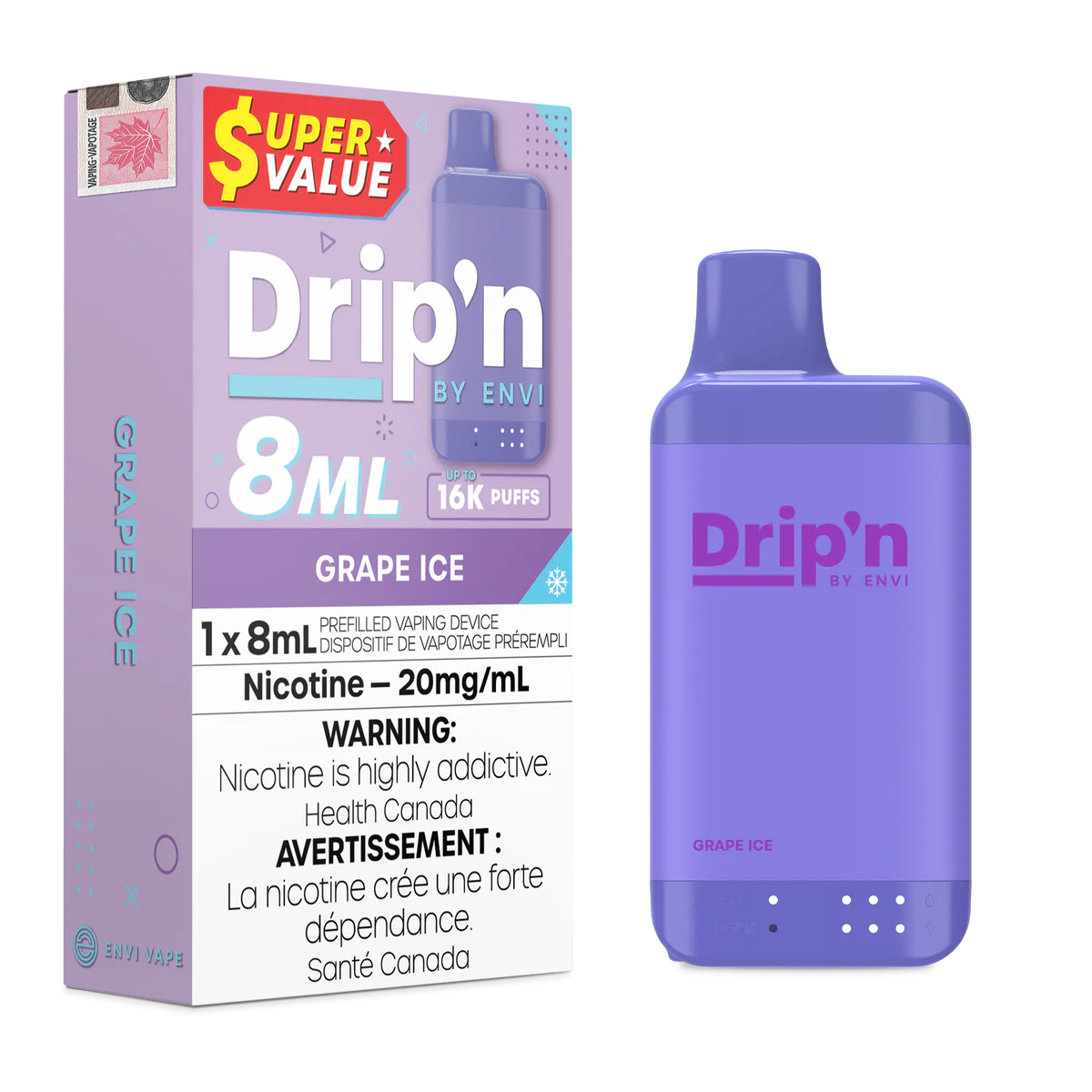 Drip'n by Envi 8ML Disposable