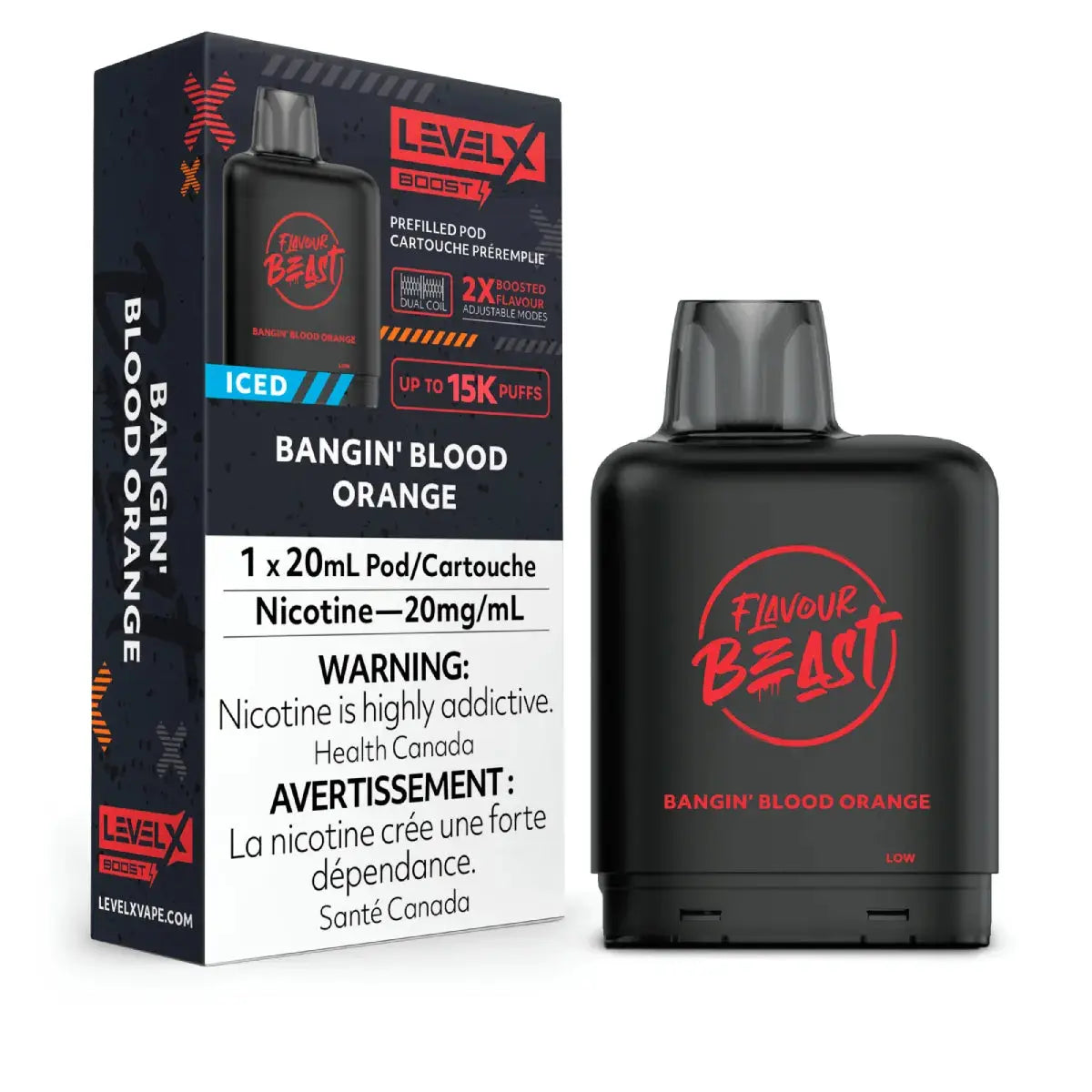 Level X Flavour Beast Boost Pod 20mg Excusez Moi