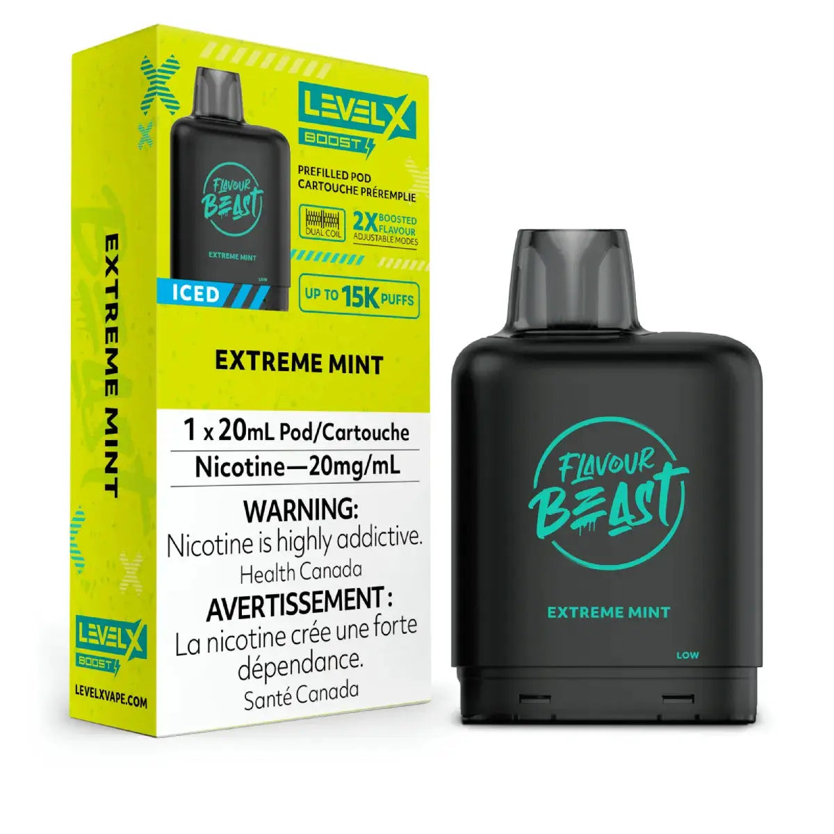 Level X Flavour Beast Boost Pod 20mg Excusez Moi