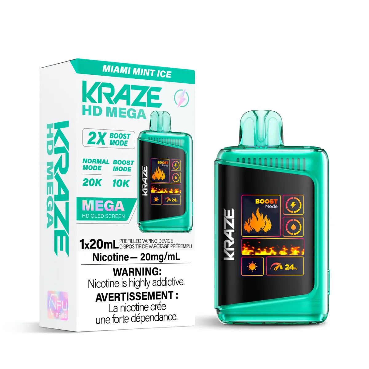 Kraze HD 20k Mega 20mg