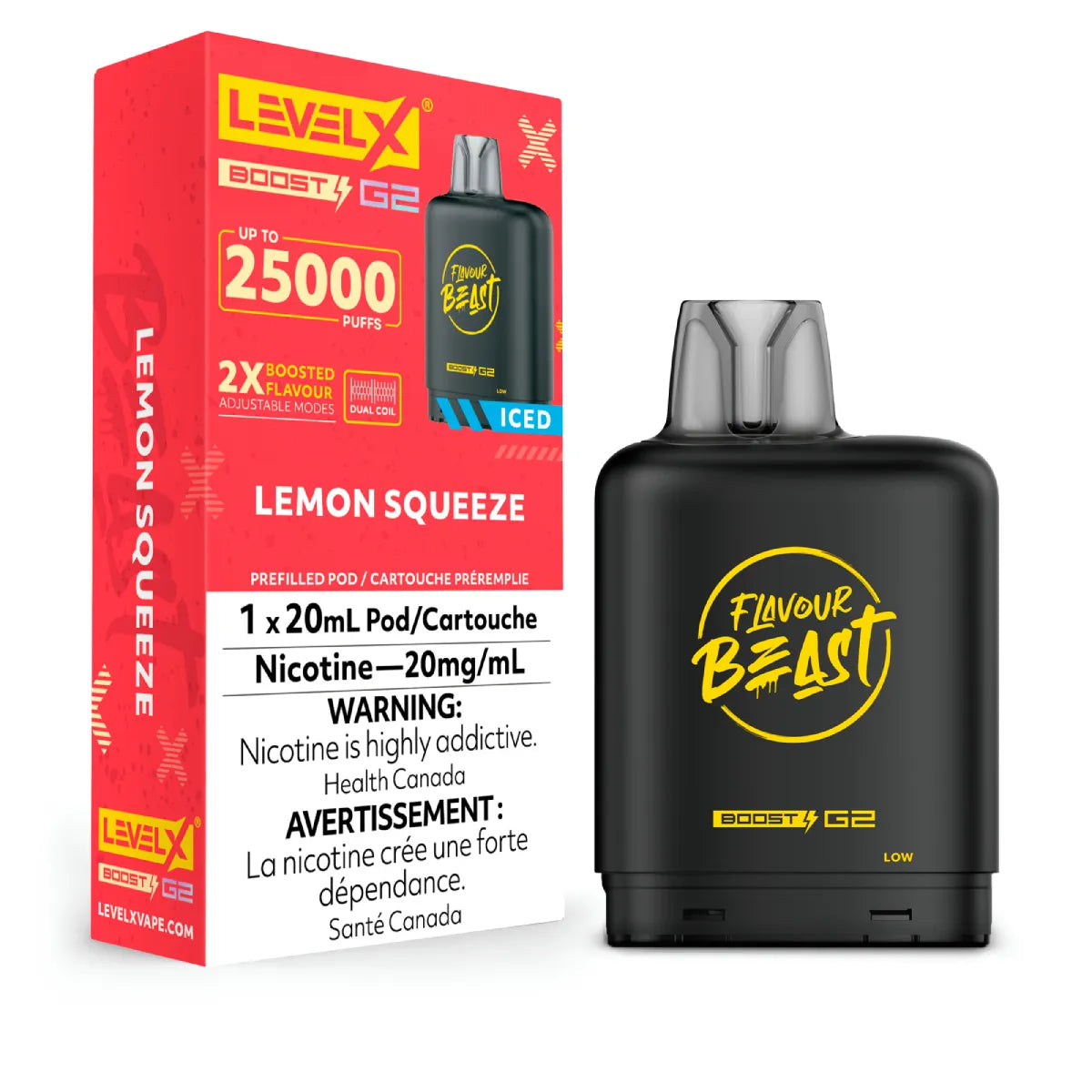 Level X Flavour Beast 25k Boost Pod 20mg
