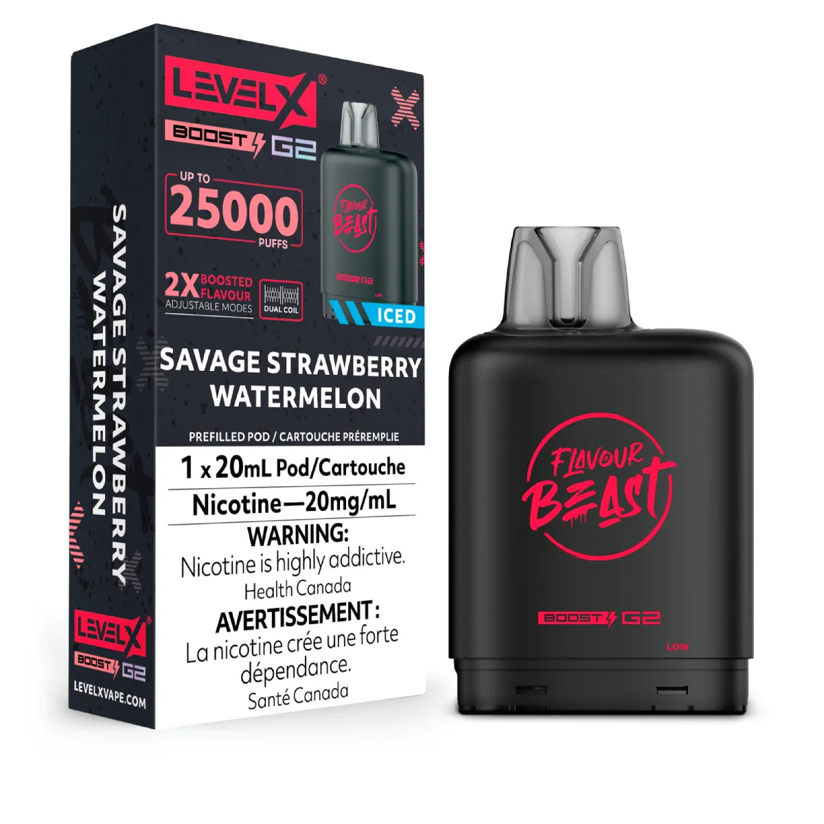 Level X Flavour Beast 25k Boost Pod 20mg
