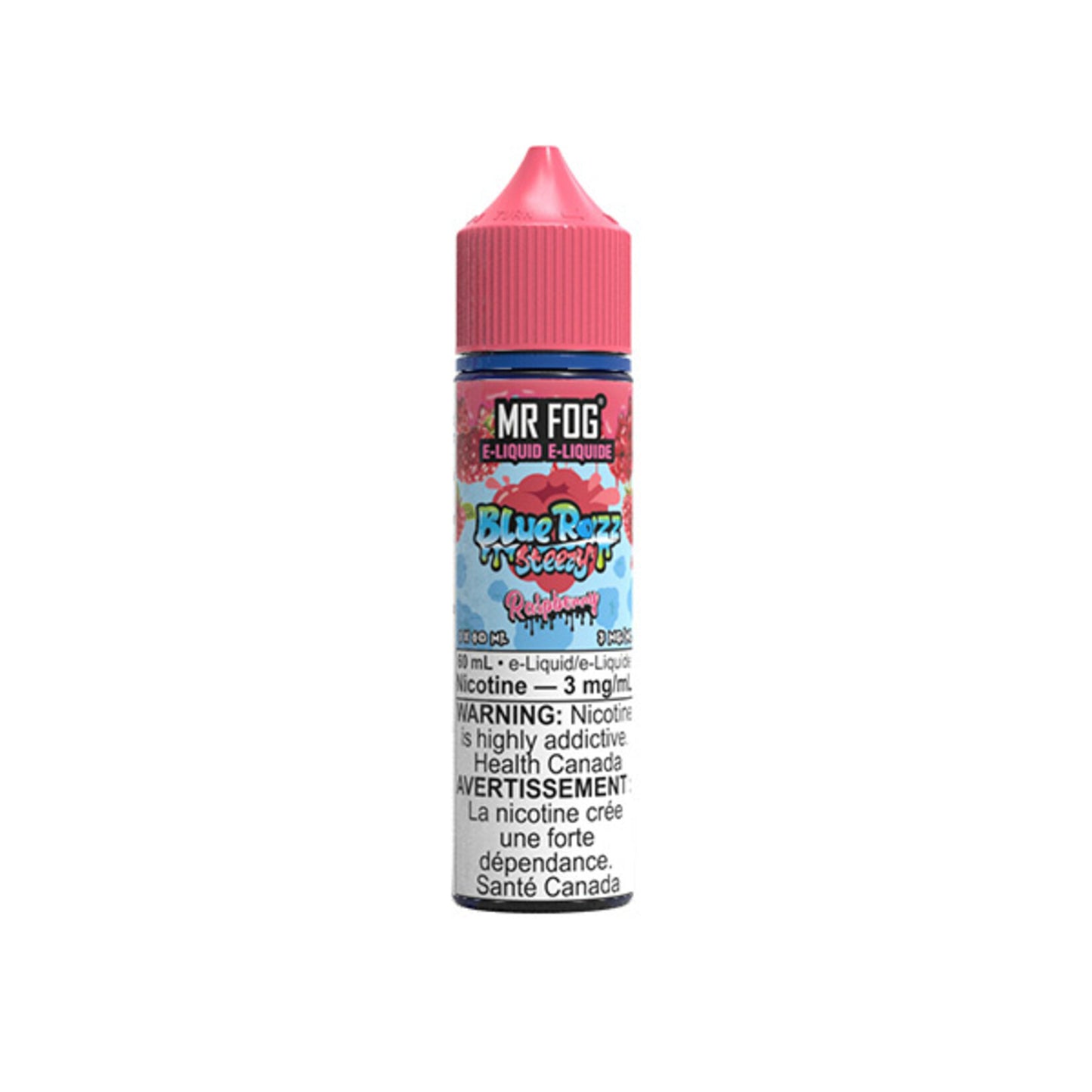 Mr Fog Blue Razz Steezy E-liquid 60ml